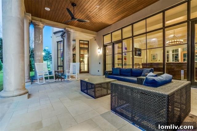 Expansive Backyard Preston Hollow Luxury Lease