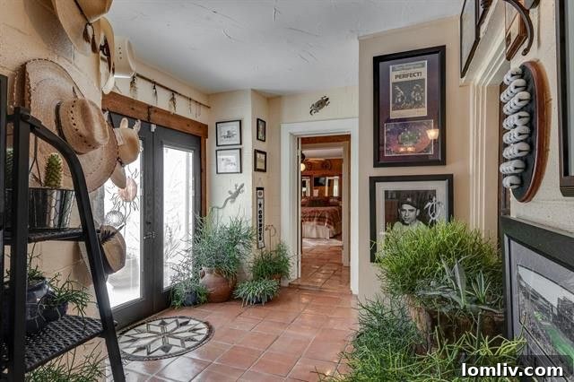 Cozy Study with Gas Fireplace - Potential Second Living Area