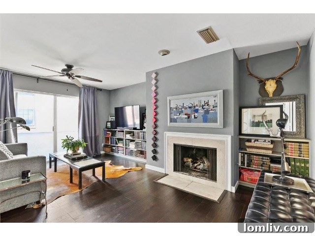 Stylish view of the black kitchen, showcasing modern appliances and thoughtful layout