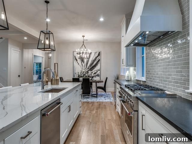 Elegant Entryway Leading to Open Concept Living