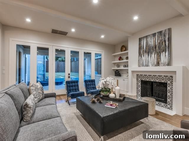 Gourmet Kitchen: Seamless Quartz Island and Premium Appliances