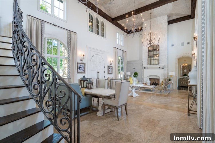 Modern, sleek gourmet kitchen with hardwood floors and ample counter space in Jason Witten's former Vaquero home.