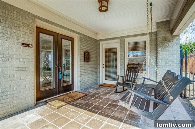 Exterior view of 5723 Monticello Avenue, a charming Tudor cottage in M Streets Dallas