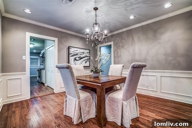 Butler's pantry with wet bar and wine cooler in the M Streets Tudor home