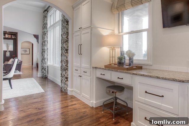 Open-plan home office space at 5117 Cantera Way, demonstrating flexibility