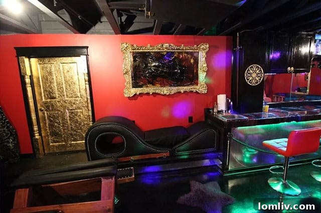 Interior View of the Private Playroom's Unique Features