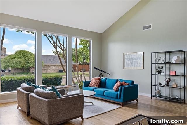 Discover Your Green Oasis in Plano 3 Stylish interior living space of a Plano home, showcasing modern decor and inviting ambiance.