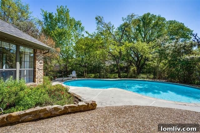 Prestonwood Master Suite with Pool View and Sitting Area