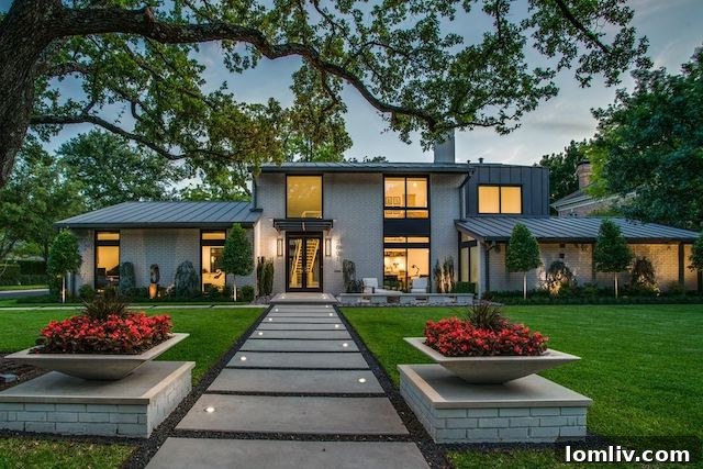 Dallas luxury home with swimming pool, featured in a virtual tour spotlight.