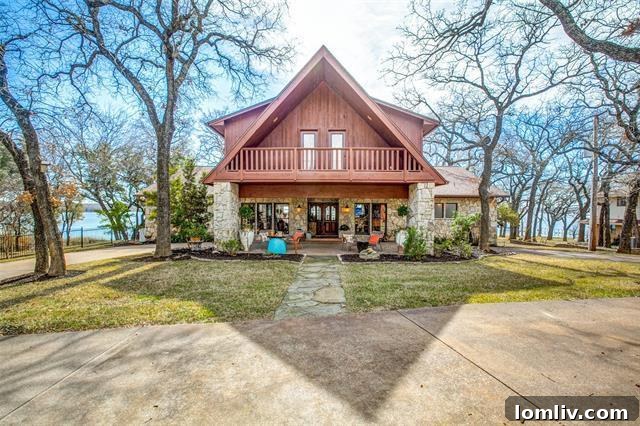 Eagle Mountain Lakeside Chalet Escape 2 Experience unparalleled lakefront living at this stunning Eagle Mountain Lake Chalet, offering breathtaking views and modern comfort near Fort Worth.