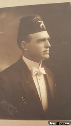 Portrait of Judge David Houston Dooms, original owner of 1715 Enfield Road.