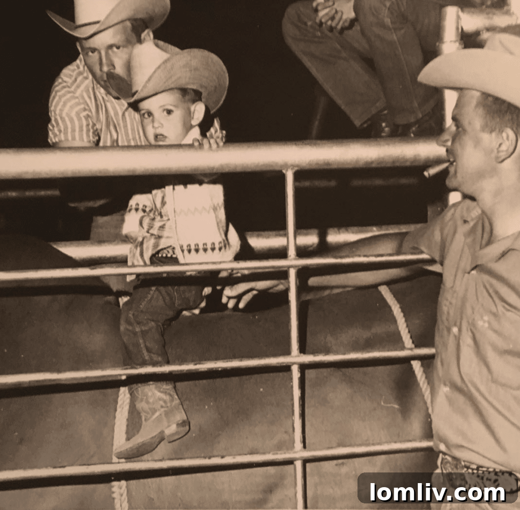 Johnny Purselley's Early Life: Riding Bulls and Ranching Heritage