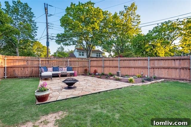Spacious family room with ample natural light and access to the backyard