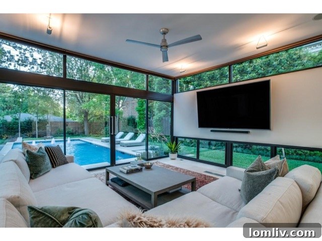 Master bedroom with private balcony and modern finishes