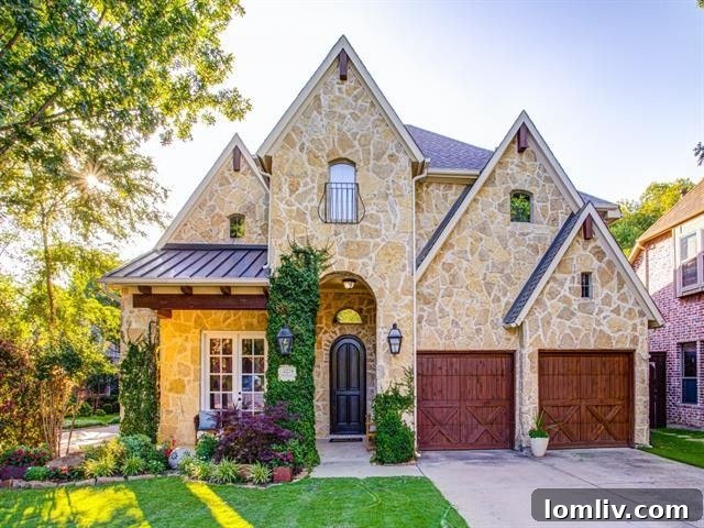 Serene Forest Hills neighborhood with tree-lined streets near White Rock Lake, Dallas