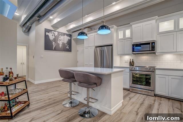 Modern Kitchen with Quartz Countertops and Sleek Appliances