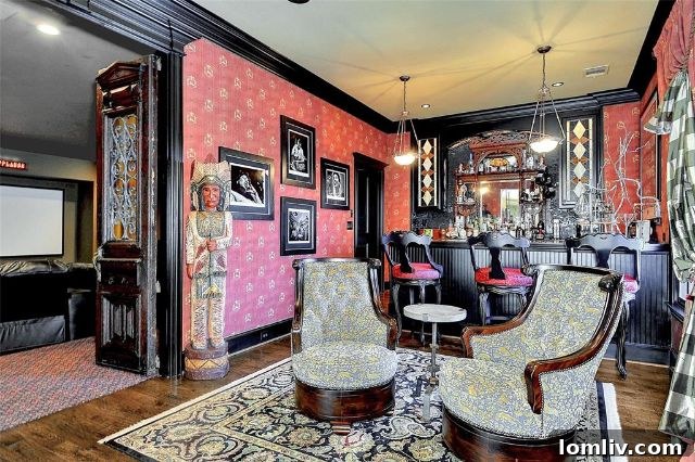 Game Room and Bar in 233 Woodland Hills Drive