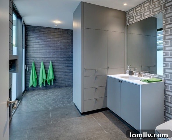 Signature Texas Modern: An AIA Dallas Tour Residence 12 View of a tranquil bedroom with modern decor