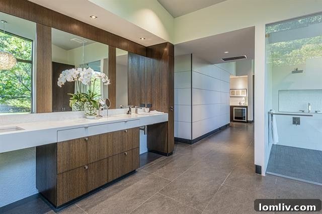 Signature Texas Modern: An AIA Dallas Tour Residence 17 Spacious laundry room with ample storage and counter space