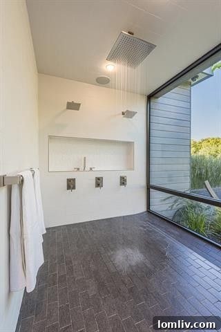 Signature Texas Modern: An AIA Dallas Tour Residence 18 Modern home exterior with lush landscaping and clear skies