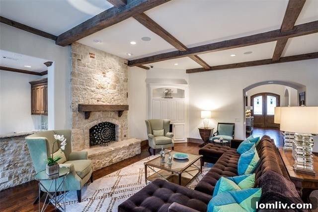 Preston Hollow Mansion: A Beauty Icon's Former Residence 6 Gourmet kitchen with luxury appliances at 6459 Orchid Lane
