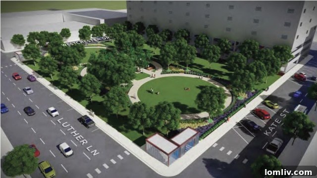 Option 2: Half park, half high-rise - A Compromise in Preston Center