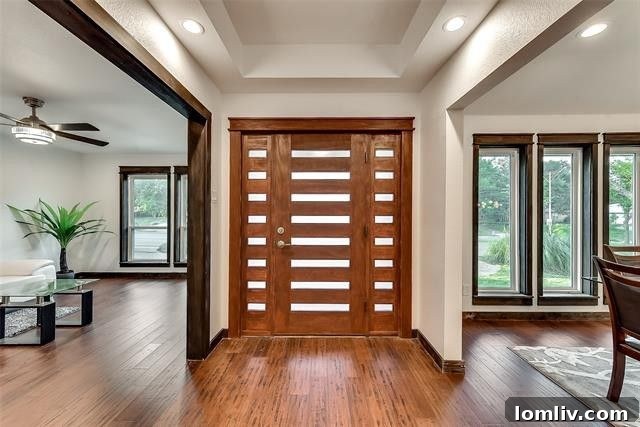 Open Concept Living Space with Hardwood Floors