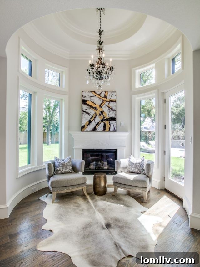 Sophisticated Media Room or Entertainment Space