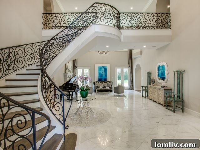 Spacious Formal Living Room with Elegant Decor, 10515 Lennox Lane
