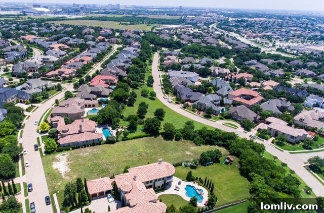 Bella Custom Homes - Another view of the exclusive Frisco lot