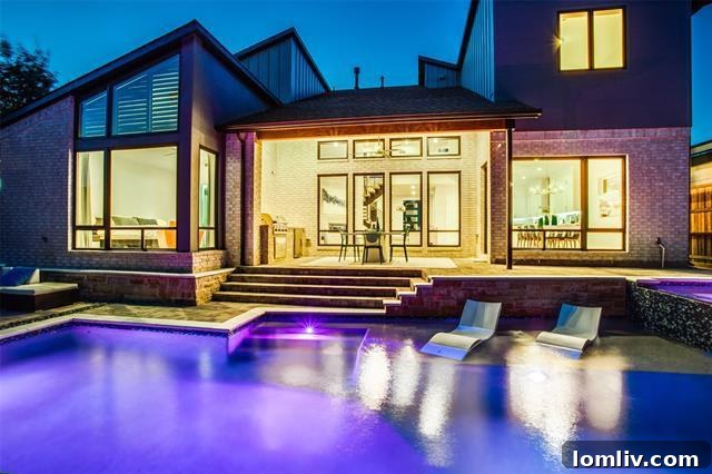 Scott Homebuilders Revitalizes Colleyville with Midcentury Modern Masterpieces 10 Modern Home Media Room with State-of-the-Art Equipment