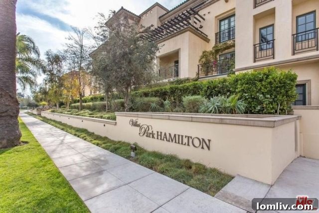 Exterior view of the Beverly Hills condo building, hinting at luxury living