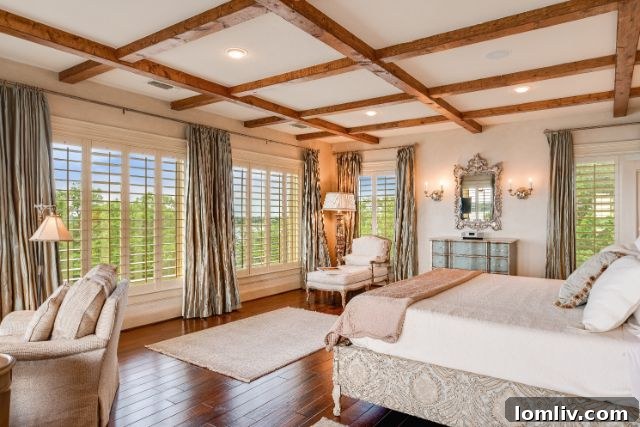 Opulent Master Suite bedroom with elegant decor