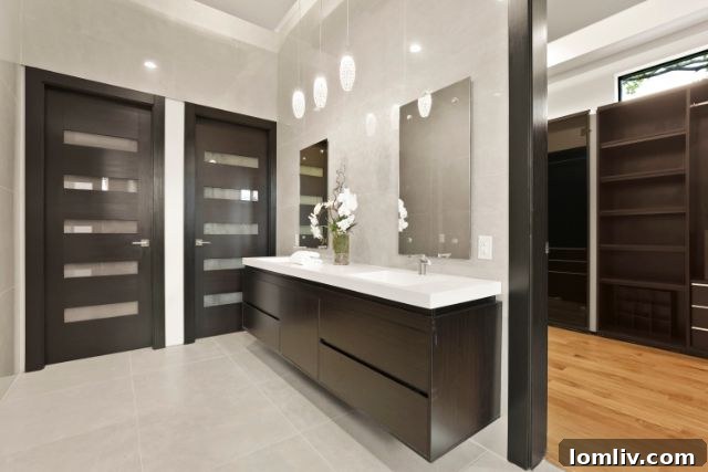 Modern Secondary Bathroom with Stylish Finishes