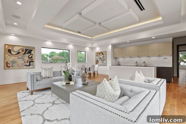 Inviting Seating Area in a Preston Hollow Residence