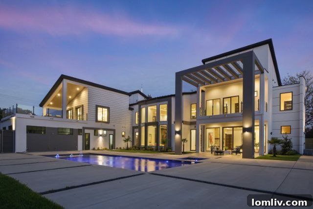 Resort-Style Swimming Pool and Outdoor Living Space