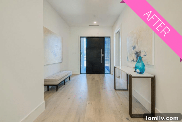 Unlocking Your Property's Top Value 6 Modern foyer with neutral abstract paintings