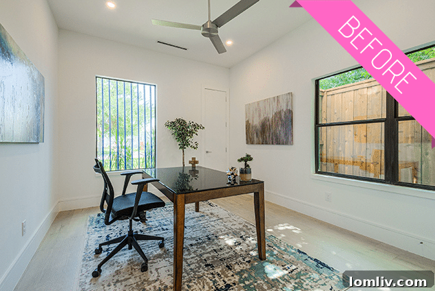 Unlocking Your Property's Top Value 7 Home office with vibrant abstract art