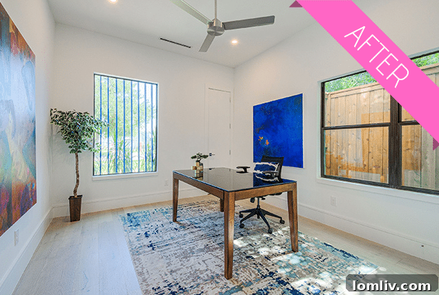 Unlocking Your Property's Top Value 8 Colorful modern art in a home office