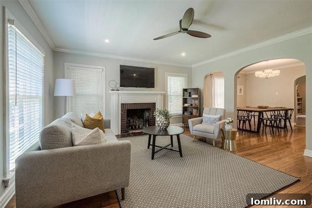 Albany Shaw's Insider Scoop on This Lakewood Hills Tudor Gem 4 Bright and airy interior space with natural light