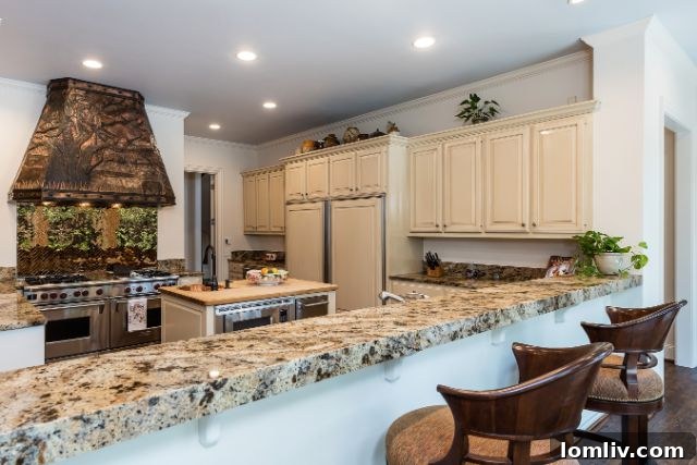 Gourmet Kitchen with Island