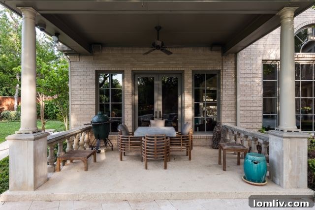 Expansive Outdoor Patio and Pool Area