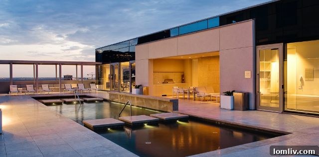 One Arts Plaza Urban Living Perfected 5 One Arts Plaza Dallas Building Exterior Night