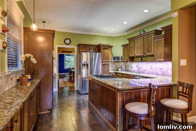 A charming and bright corner of the Dallas Craftsman home