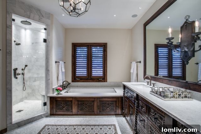 Concierge Auctions and Briggs Freeman Sotheby's Partner for Exclusive Beverly Drive Estate Auction 12 3204 Beverly Drive: Elegant Bathroom Design