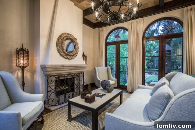 Concierge Auctions and Briggs Freeman Sotheby's Partner for Exclusive Beverly Drive Estate Auction 4 3204 Beverly Drive: Grand Entrance and Architecture