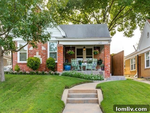 Charming historic Tudor home in Oak Cliff, Dallas, showcasing preserved architectural details and modern updates.