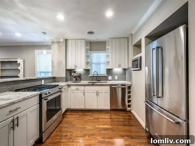 Charming bedroom with historic touches and a serene ambiance in an Oak Cliff home.