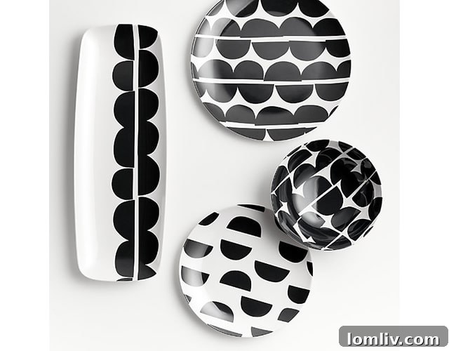 Crate & Barrel Metro Collection Melamine Dinnerware