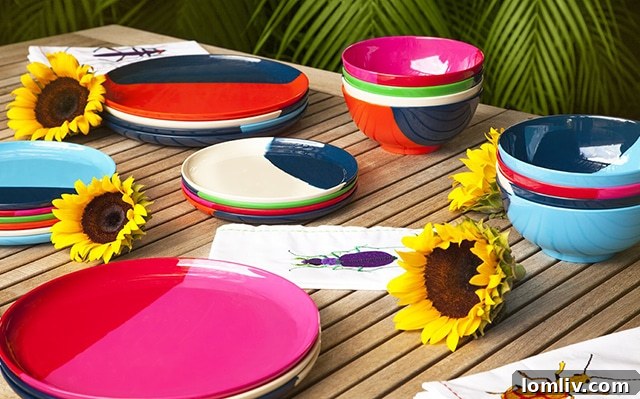 Thomas Fuchs ½ and ½ Collection Melamine Dinnerware